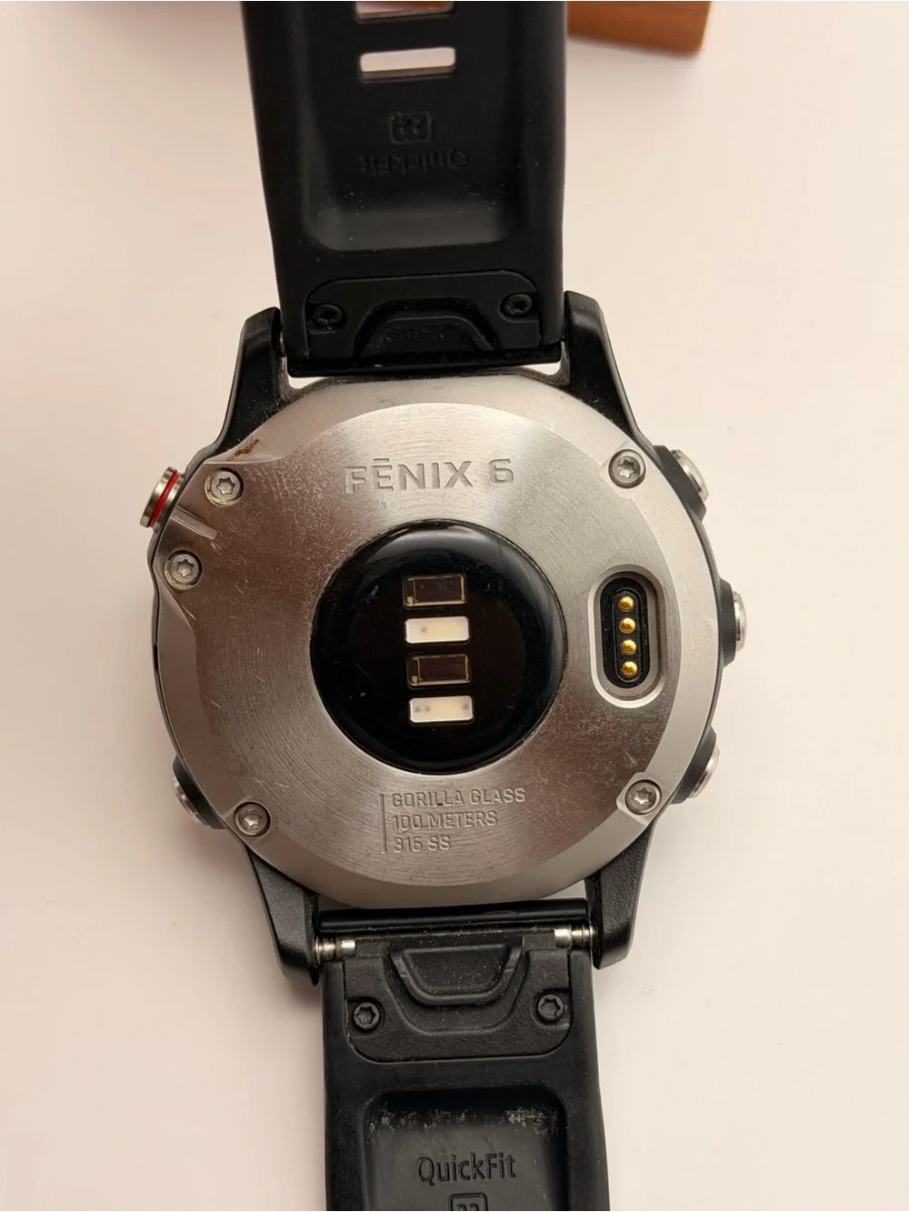 Garmin Fenix 6, Tested, Charger Included, Very Good, Black & Silver, Smartwatch